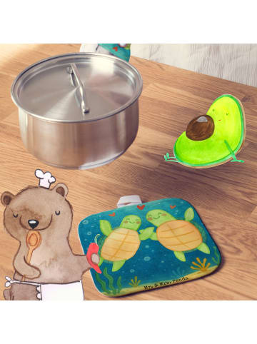 Mr. & Mrs. Panda Topfuntersetzer Schildkröten Paar Design ohne S... in Weiß