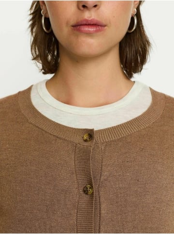 Soft Rebels Strickjacke SRMarla in 714 Toasted Coconut Melange