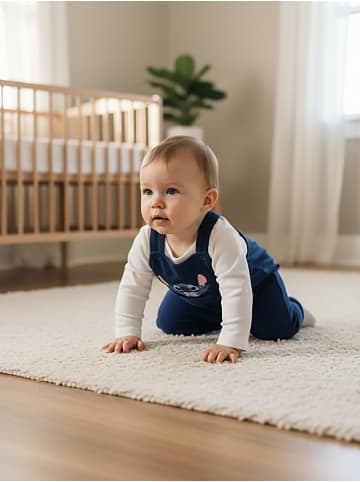 Disney Disney Lilo & Stitch Baby Latzhose Stitch Hose Hosenträger Overall in blau