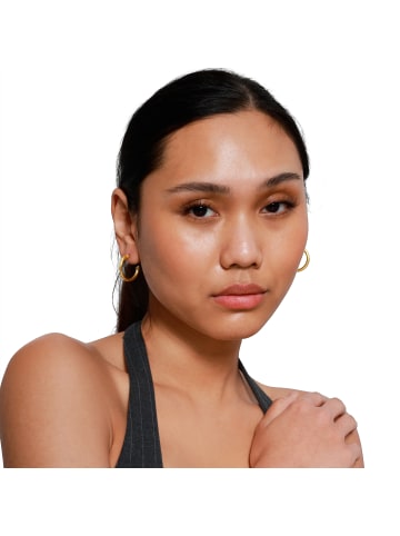 Steel_Art Ohrstecker Damen Rhea goldfarben in goldfarben