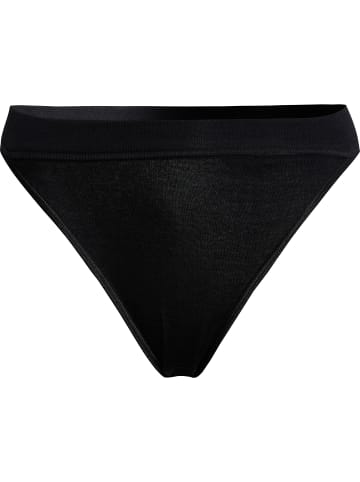 Con-ta Baumwolle, Feinripp Slip 4er-Pack in schwarz