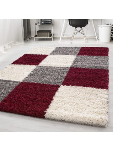 Teppich Boss Hochflor Teppich Lux Rot