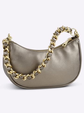 Heine Tasche in platin-metallic
