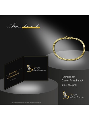 GoldDream Armband Gold 333 Gelbgold - 8 Karat ca. 18,5cm Panzerkette