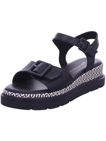 Tamaris Keilsandalette in schwarz