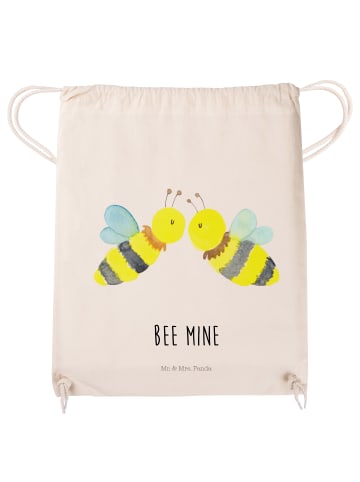 Mr. & Mrs. Panda wander rucksack Biene Liebe mit Spruch in Creme
