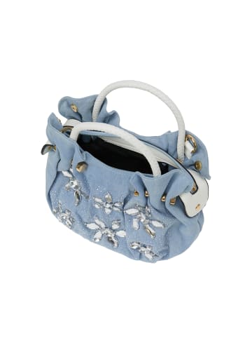 faina Women Handbag in Denim White