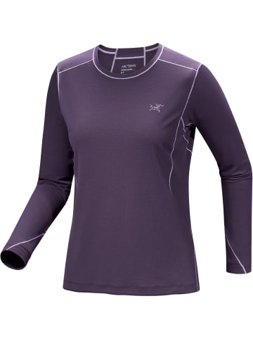 ARCTERYX Shirt Sunna Crew LS W in Lila