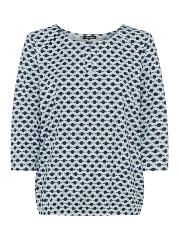 Olsen Shirt Clara in hellblau mehrfarbig - 0001
