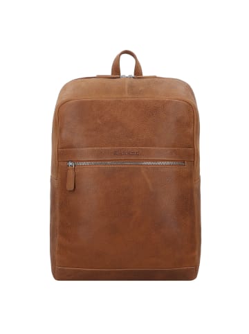 Plevier Urban Daypack Leder 43 cm Laptopfach in cognac