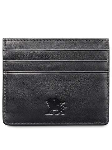 mano Don Luca - Kreditkartenetui 10.3 cm (schwarz) in schwarz
