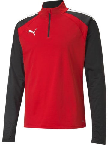 Puma Pullover "TeamLIGA 1/4 Zip Top" in Rot