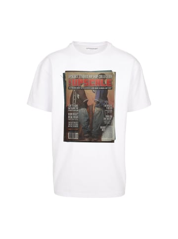 Mister Tee Mister Tee Männer Upscale Magazine Oversize Tee in white