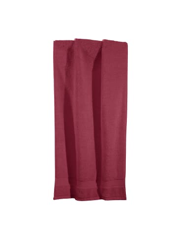 Erwin Müller Frottier Duschtuch-Set 2er-Pack in bordeaux/orange