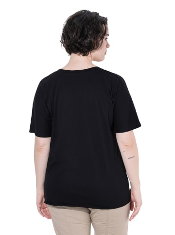 Ulla Popken Shirt in schwarz
