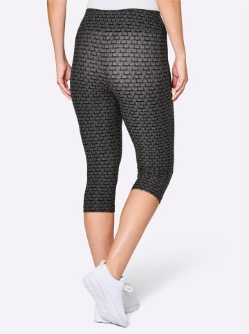 WITT WEIDEN Freizeithose in graphit-gemustert