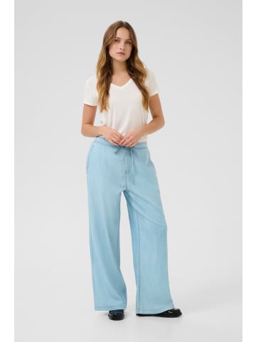 CULTURE Hose CUcitha Casual fit in Light Blue Wash