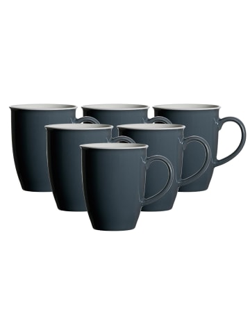Ritzenhoff & Breker 6er Set Kaffeebecher Doppio in – 320 ml in Anthrazit