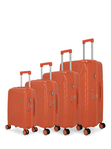 OBAGO 4 tlg. Kofferset LYRA M in Orange (101L/67L/43L/31L)