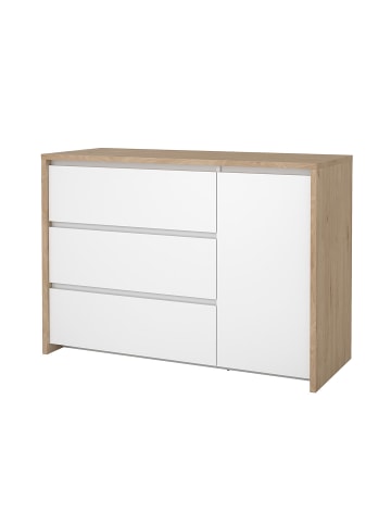 ebuy24 Kommode Next Weiß 119 x 48 cm