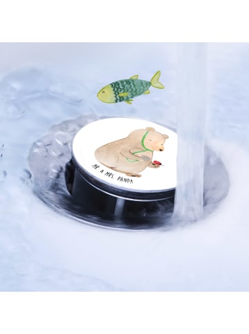 Mr. & Mrs. Panda waschbeckenstöpsel Bär Arzt ohne Spruch in Weiß