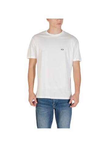 Armani Exchange Creme Baumwolle T-Shirt
