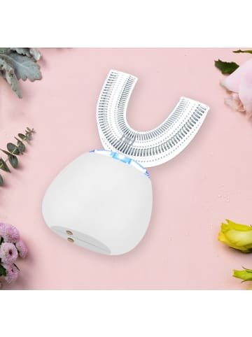 Paloma Beauties Aufladbare elektrische U-Zahnbürste mit Schalltechnologie in Weiß