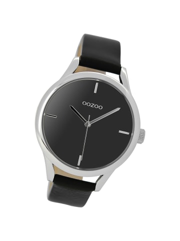 Oozoo Analog-Armbanduhr Oozoo Timepieces schwarz groß (ca. 40mm)