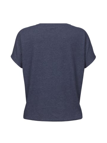naketano T-Shirt Schnella Baustella Indigo Blue Melange