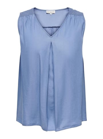 ONLY Carmakoma Top in Medium Blue Denim