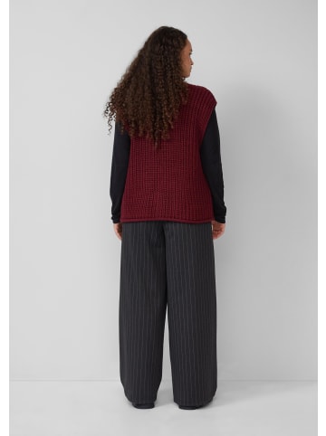 QS Strickjacke in 3900_bordeaux
