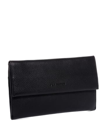 FEYNSINN Leder-Add On Umhängetasche echt Leder Schultertasche groß schwarz NEA in schwarz