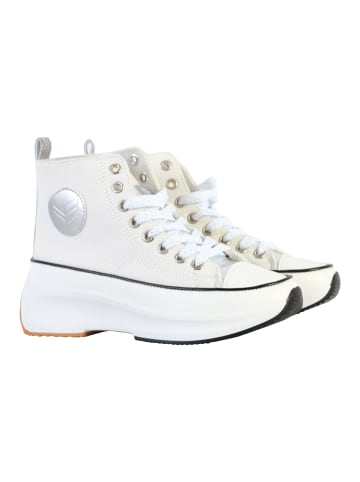 Kaporal Christy – Hohe Schnür-Sneaker Weiß