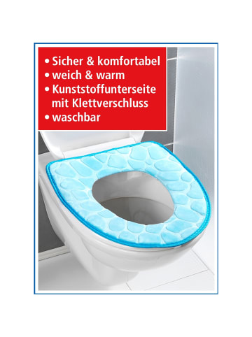 Wenko WC-Sitzpolster in blau
