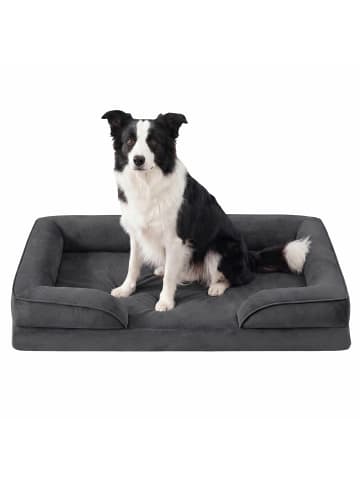 Feandrea Hundebett Blomfy in Dunkelgrau - (B)104 x (H)17 x (T)69 cm