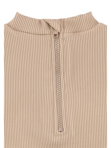 Sterntaler Badeshirt kurzarm Rippe in beige