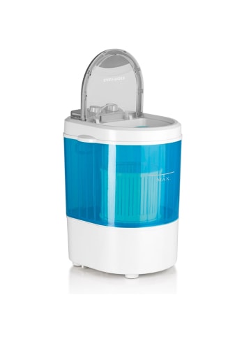 EASYmaxx Mini Waschmaschine - 260 Watt - weiß/blau