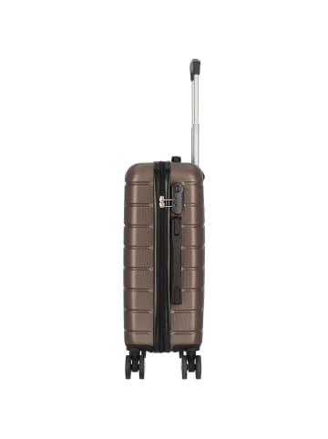 Nowi Bergamo 4 Rollen Kabinentrolley 56 cm bronze