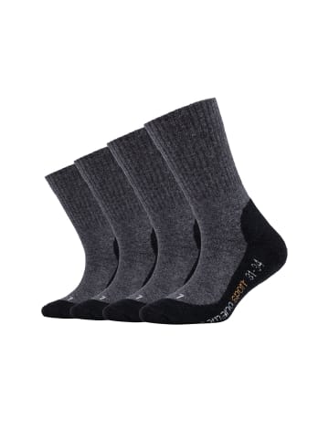 camano Sportsocken 4er Pack function in anthracite schwarz