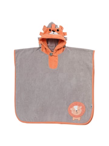 Schlummersack Frottee Badeponcho in Orange