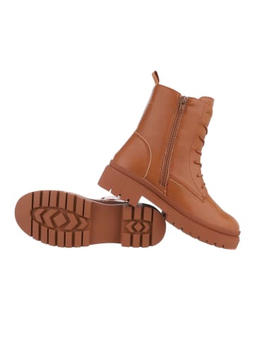 Ital-Design Stiefelette in Camel