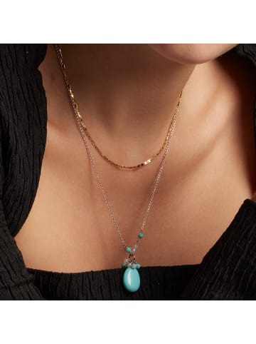 Luxenter Halskette Adak mit Rhodium-Finish – ADAK