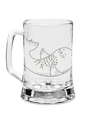 Mr. & Mrs. Panda Krug Robbe Liegen ohne Spruch in Transparent