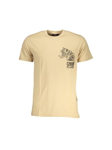 cavalli CLASS Beige Baumwoll-T-Shirt