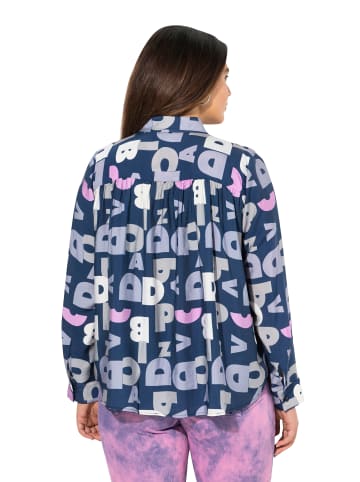 Ulla Popken Bluse in tintenblau