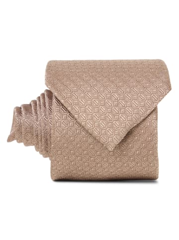 Andrew James Krawatte in taupe beige - 0002