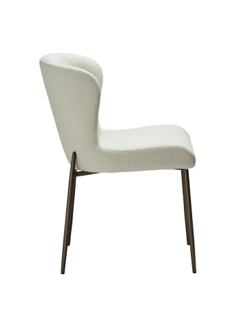 ebuy24 Esszimmerstuhl Glam Weiß 2er Set