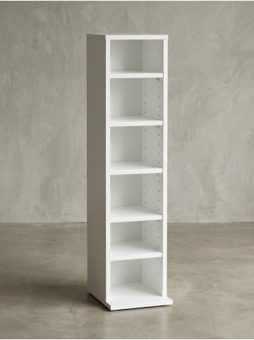 KADIMA DESIGN CD-Regal WL5.836 Holz 21x90x20 cm Offenes Bücherregal Schmal, CD