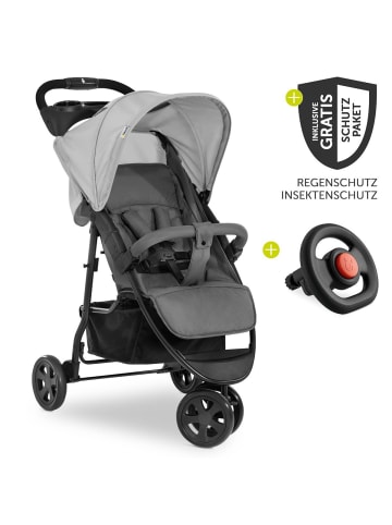 Hauck Buggy Citi Neo 3 inkl. XXL Zubehörpaket & in grau