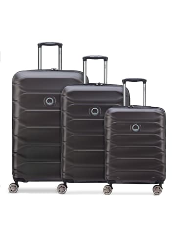 Delsey Meteor 4 Rollen Kofferset 3-teilig mit Dehnfalte in capuccino